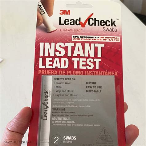 lead paint test mitre 10|lead test kit.